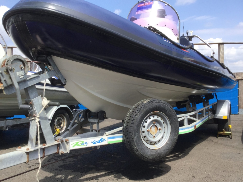 ** SOLD ** Used Ribcraft 585 with Suzuki DF115 engine and trailer